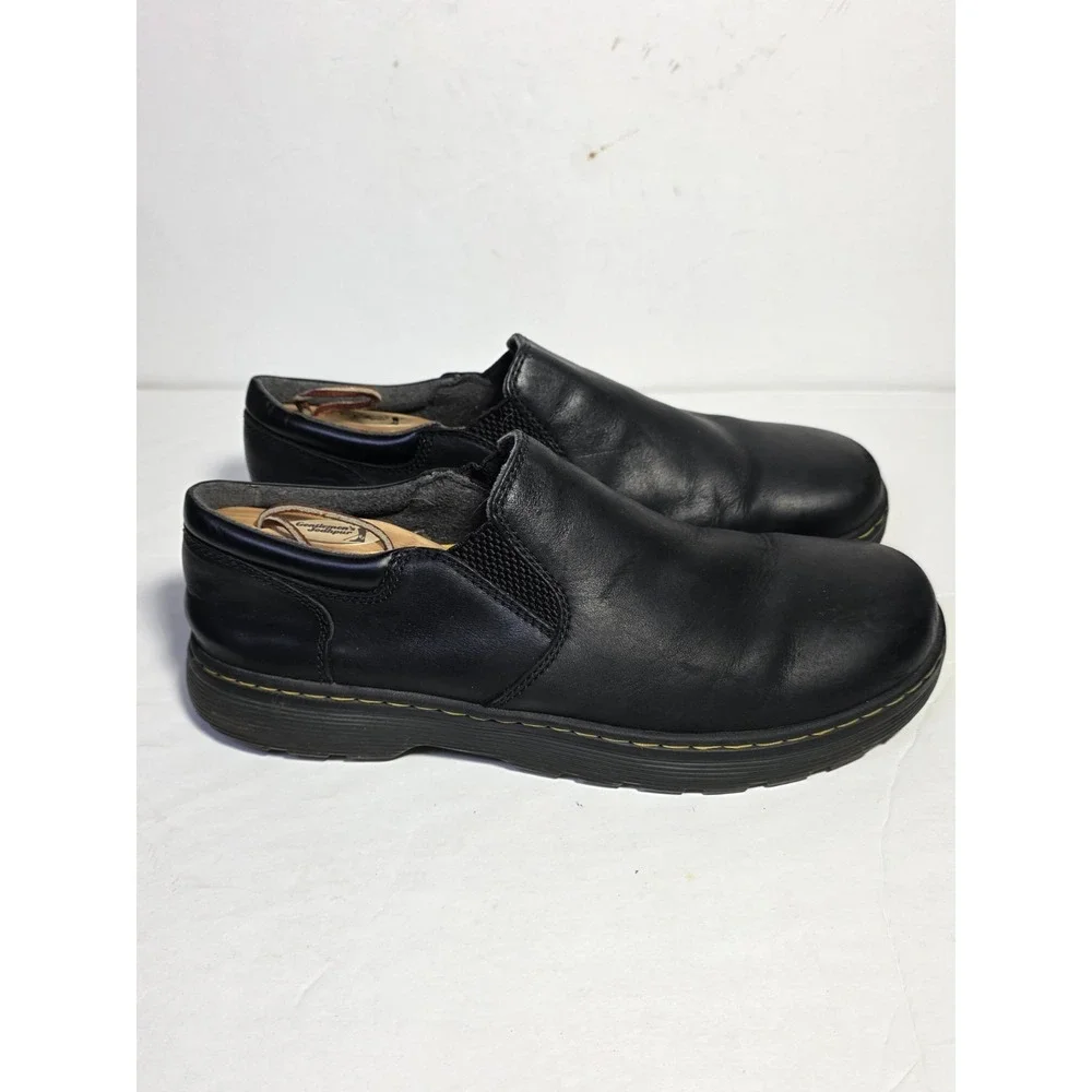 Dr. Martens Tipton‎ Slip On Shoes Black Leather Mens US 12 Made in Vietnam SB2